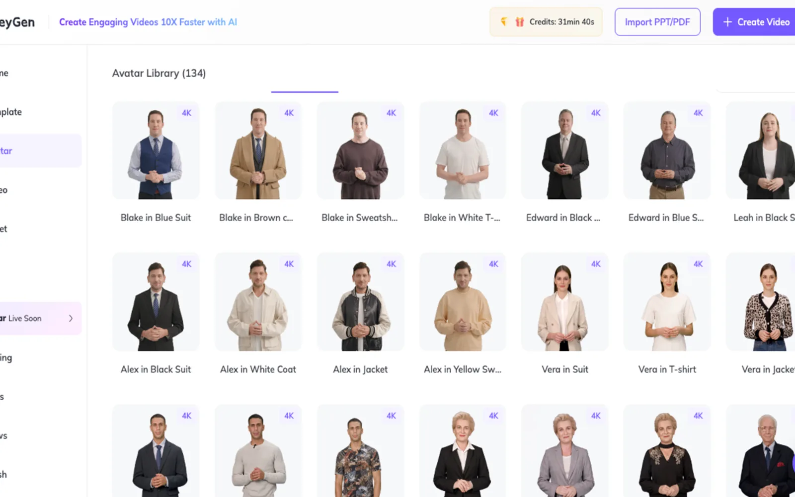 HeyGen — screenshot from the Microsoft Marketplace listing