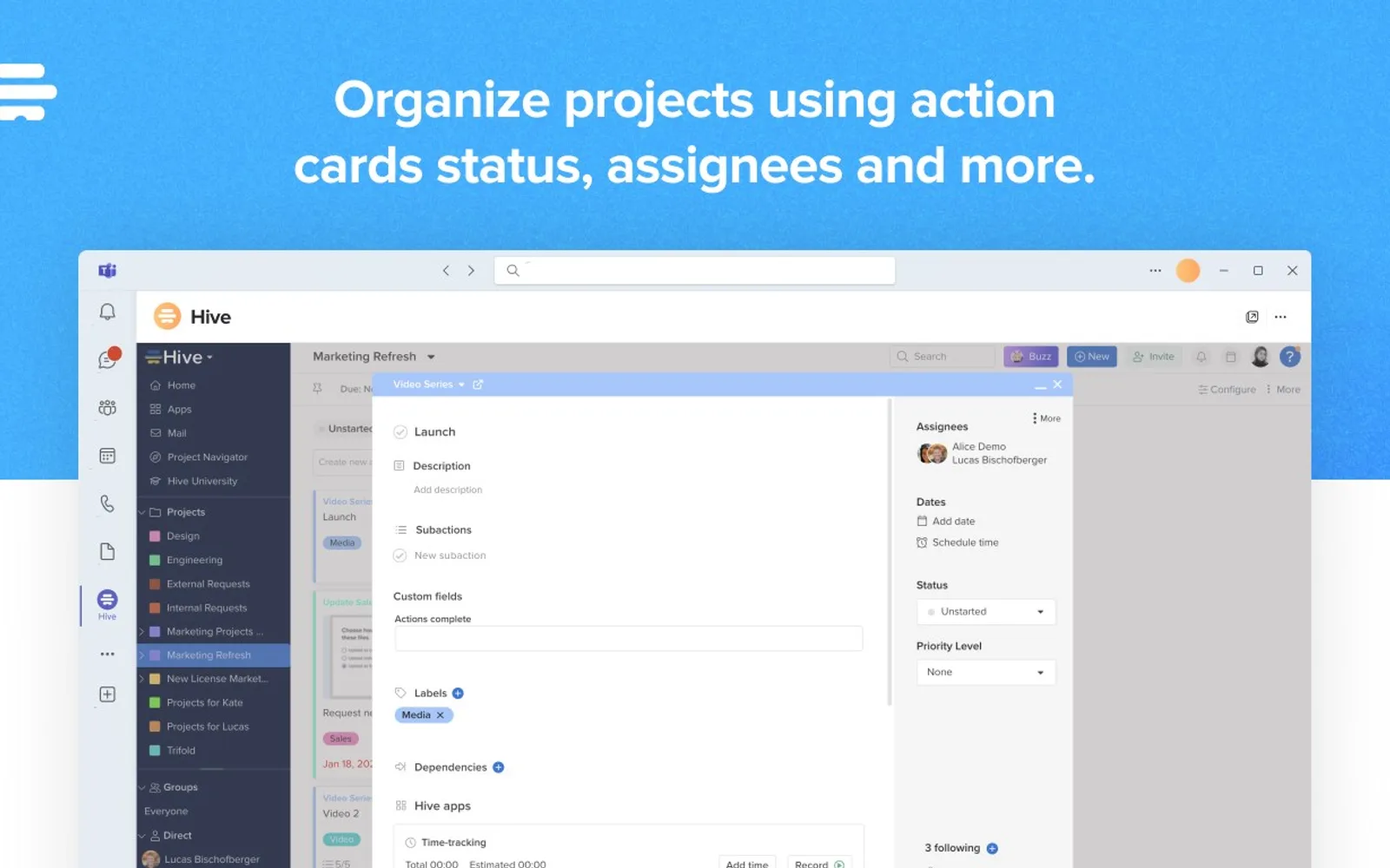 Hive — screenshot from the Microsoft Marketplace listing