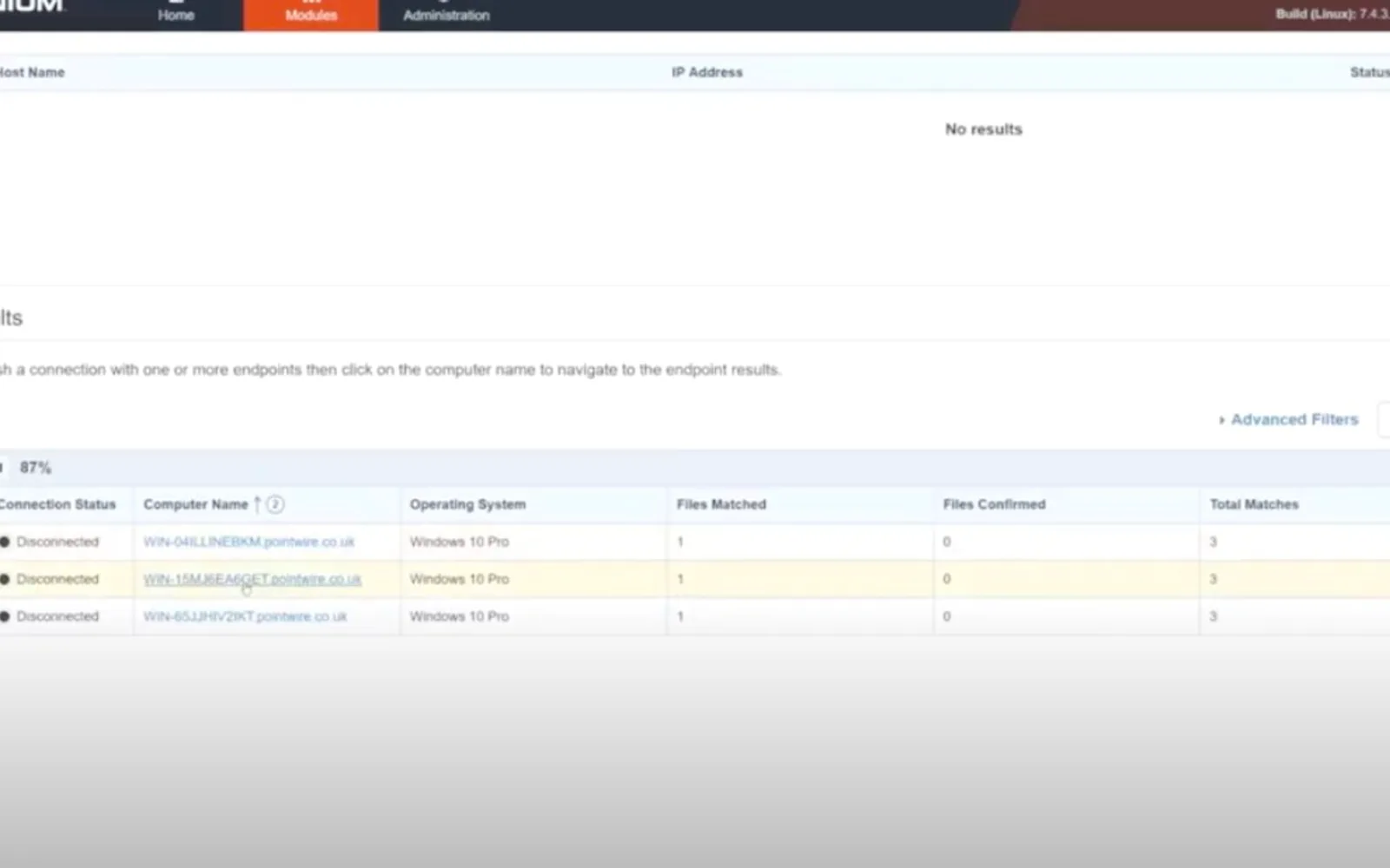 Hosted Tanium Platform — screenshot from the Microsoft Marketplace listing