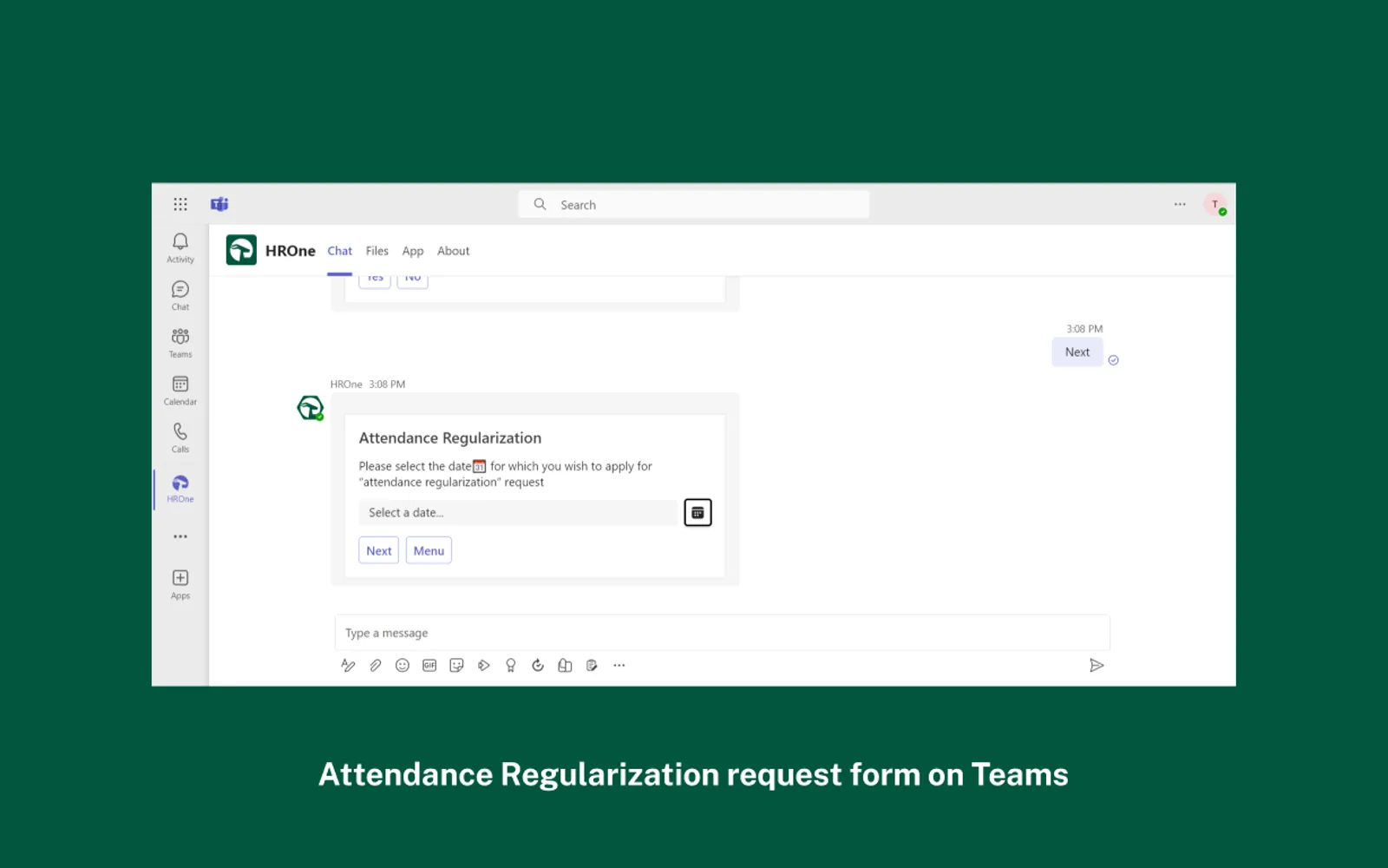 HROne — screenshot from the Microsoft Marketplace listing