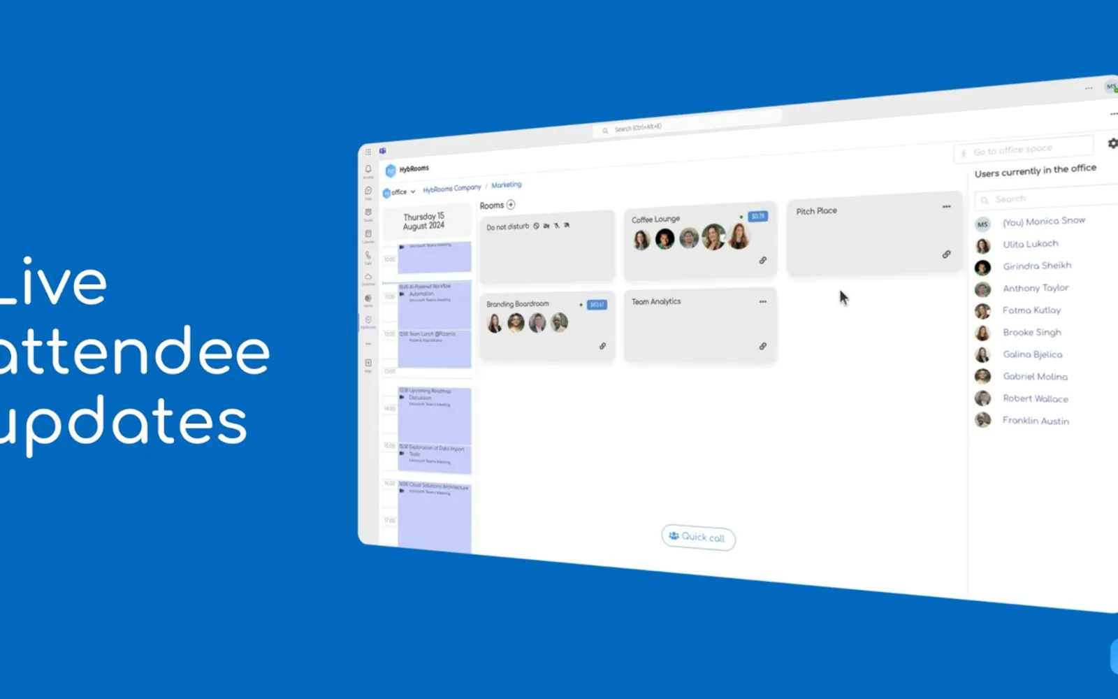 HybRooms — screenshot from the Microsoft Marketplace listing