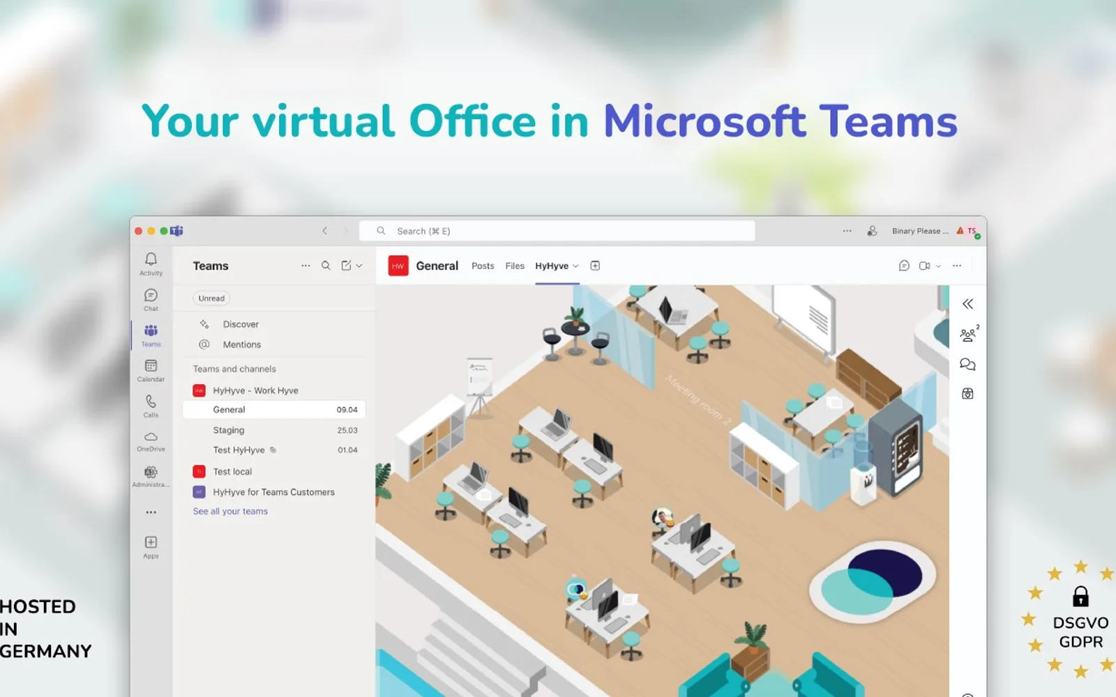 HyHyve — screenshot from the Microsoft Marketplace listing