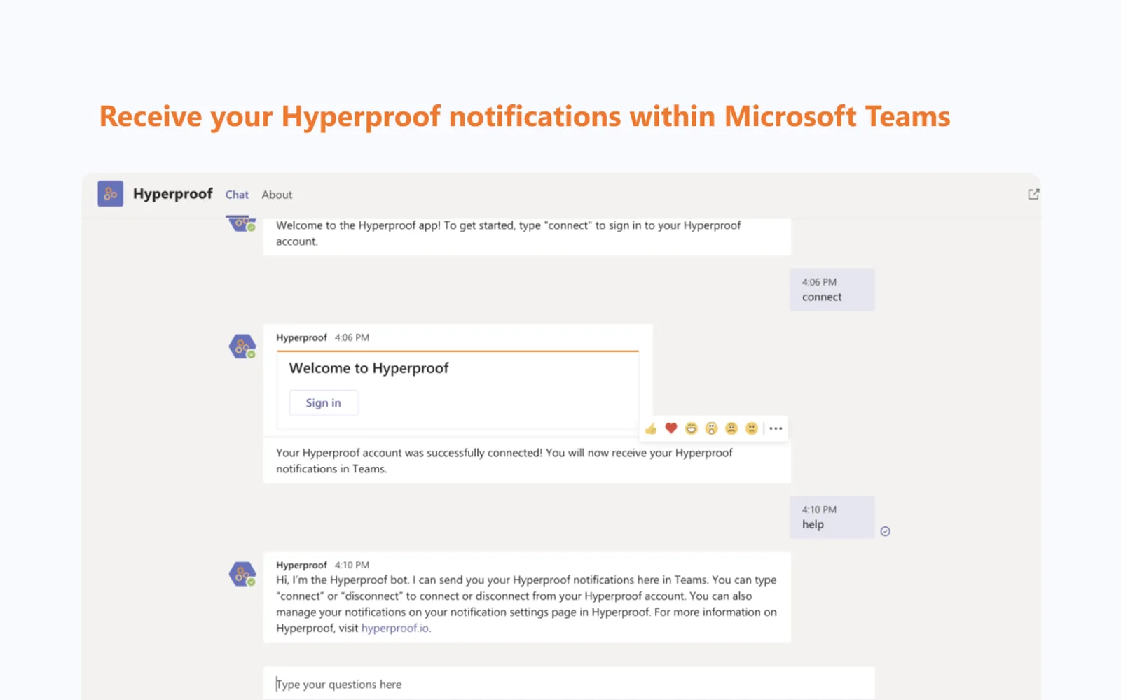 Hyperproof — screenshot from the Microsoft Marketplace listing