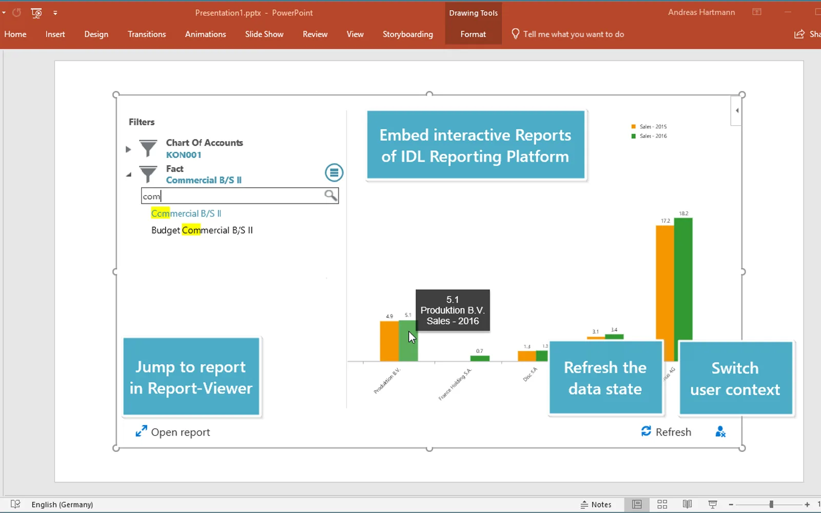 IDL.PRESENTATION — screenshot from the Microsoft Marketplace listing