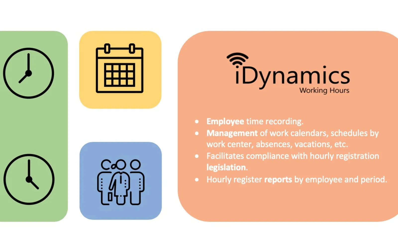 iDynamics Working Hours — screenshot from the Microsoft Marketplace listing