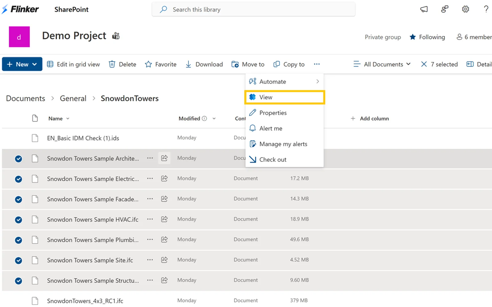 IFC Viewer — screenshot from the Microsoft Marketplace listing