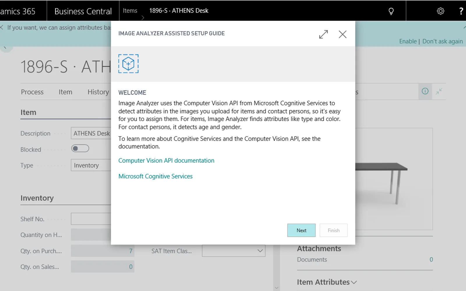 Image Analyzer — screenshot from the Microsoft Marketplace listing