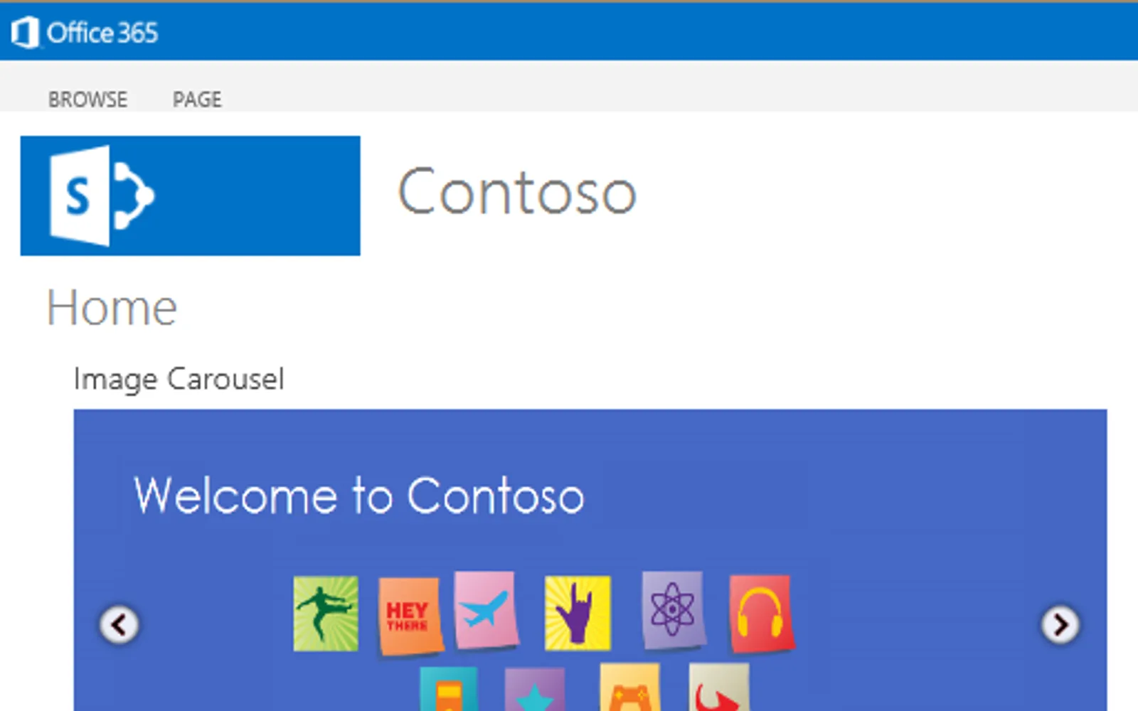 Image Carousel — screenshot from the Microsoft Marketplace listing