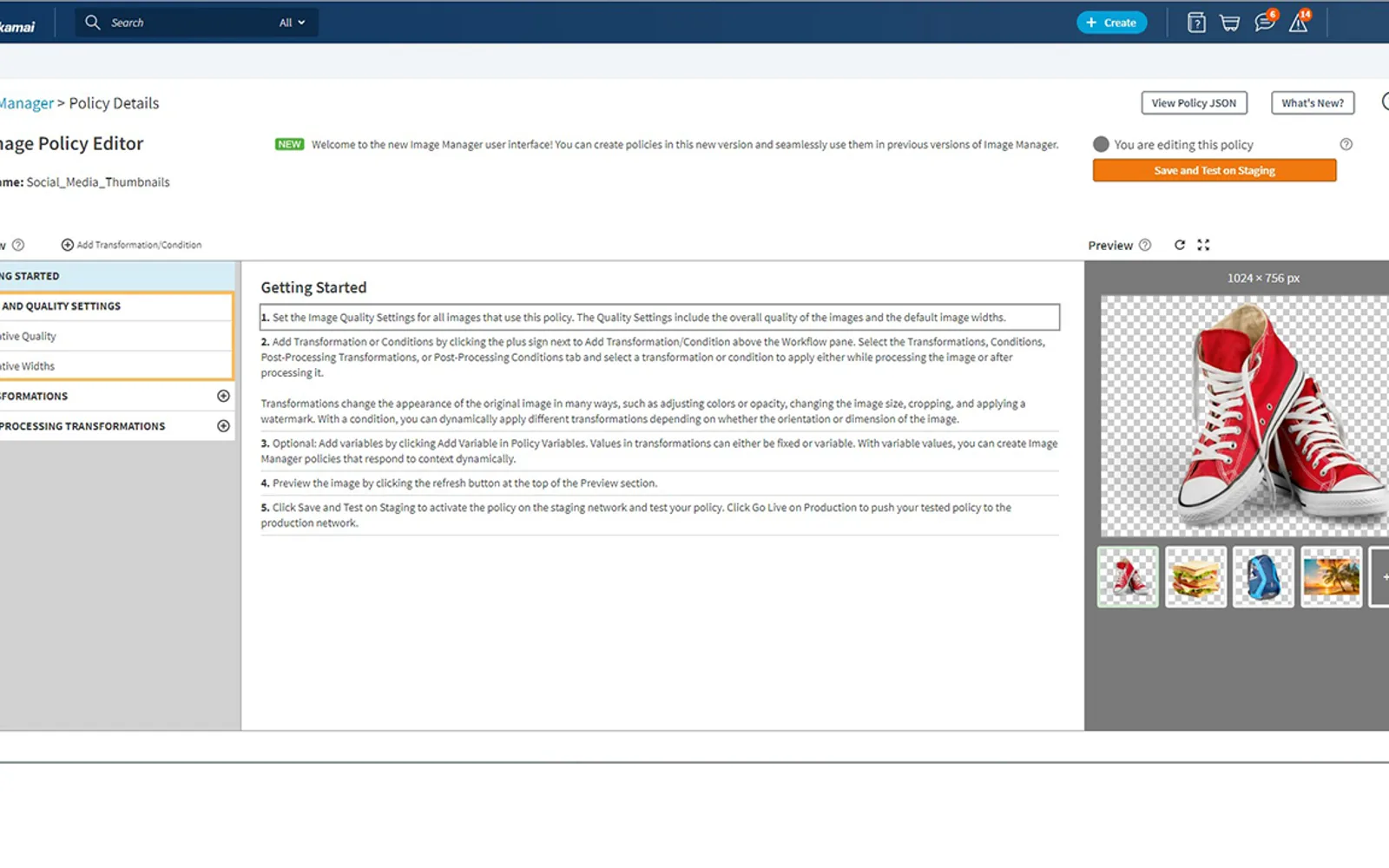 Image Manager — screenshot from the Microsoft Marketplace listing