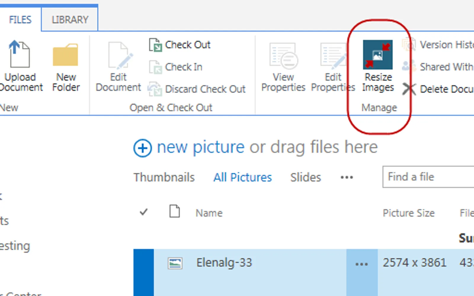 Image Resizer — screenshot from the Microsoft Marketplace listing