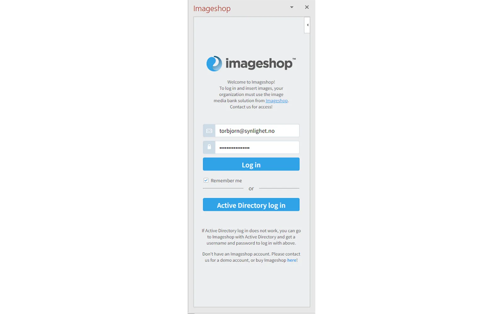 Imageshop Imagepicker — screenshot from the Microsoft Marketplace listing