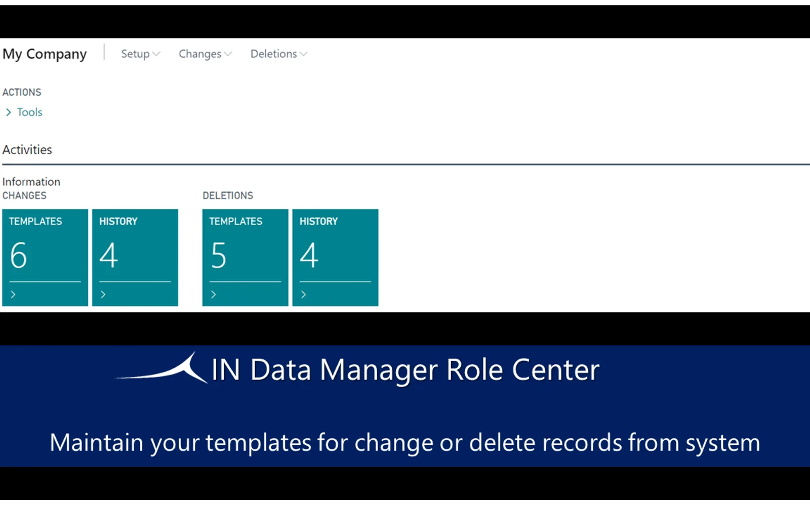 IN Data Manager — screenshot from the Microsoft Marketplace listing