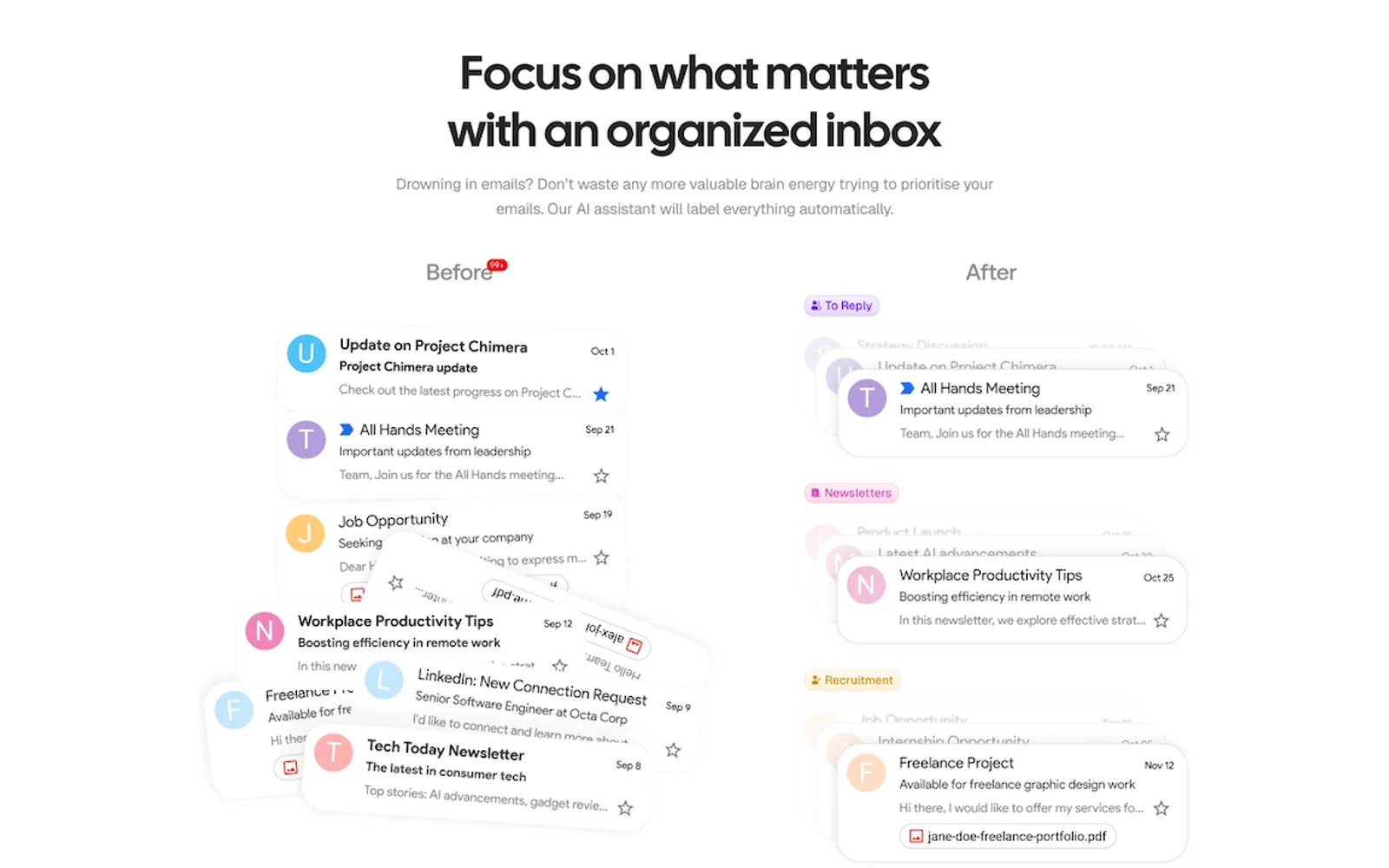 Inbox Zero — screenshot from the Microsoft Marketplace listing