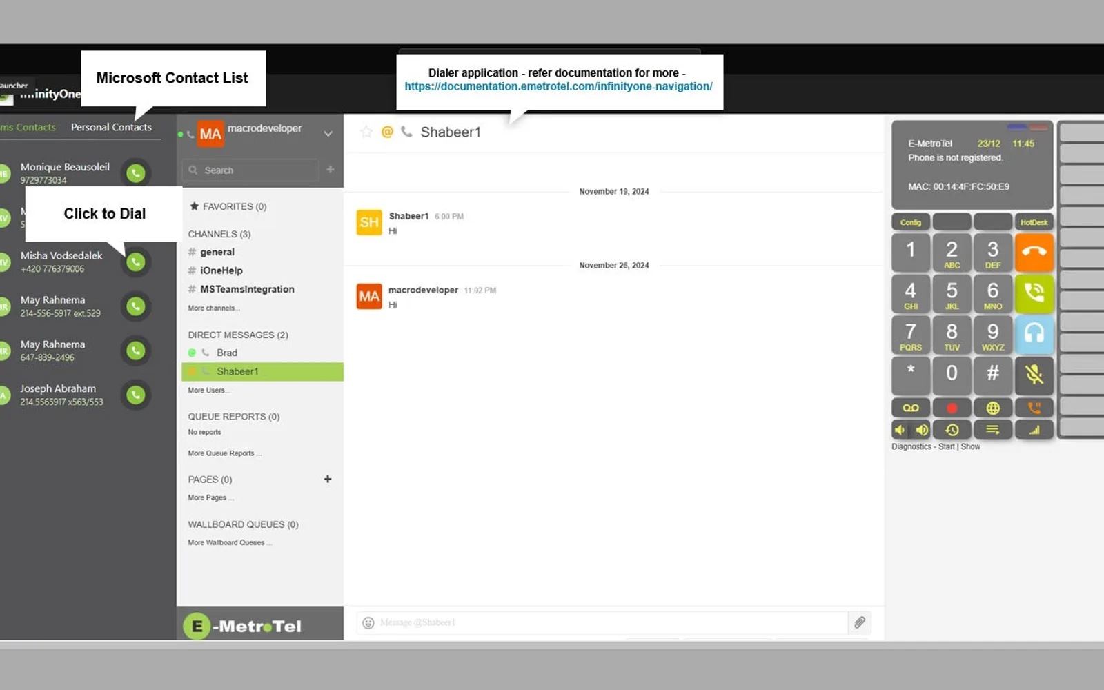 InfinityOne — screenshot from the Microsoft Marketplace listing