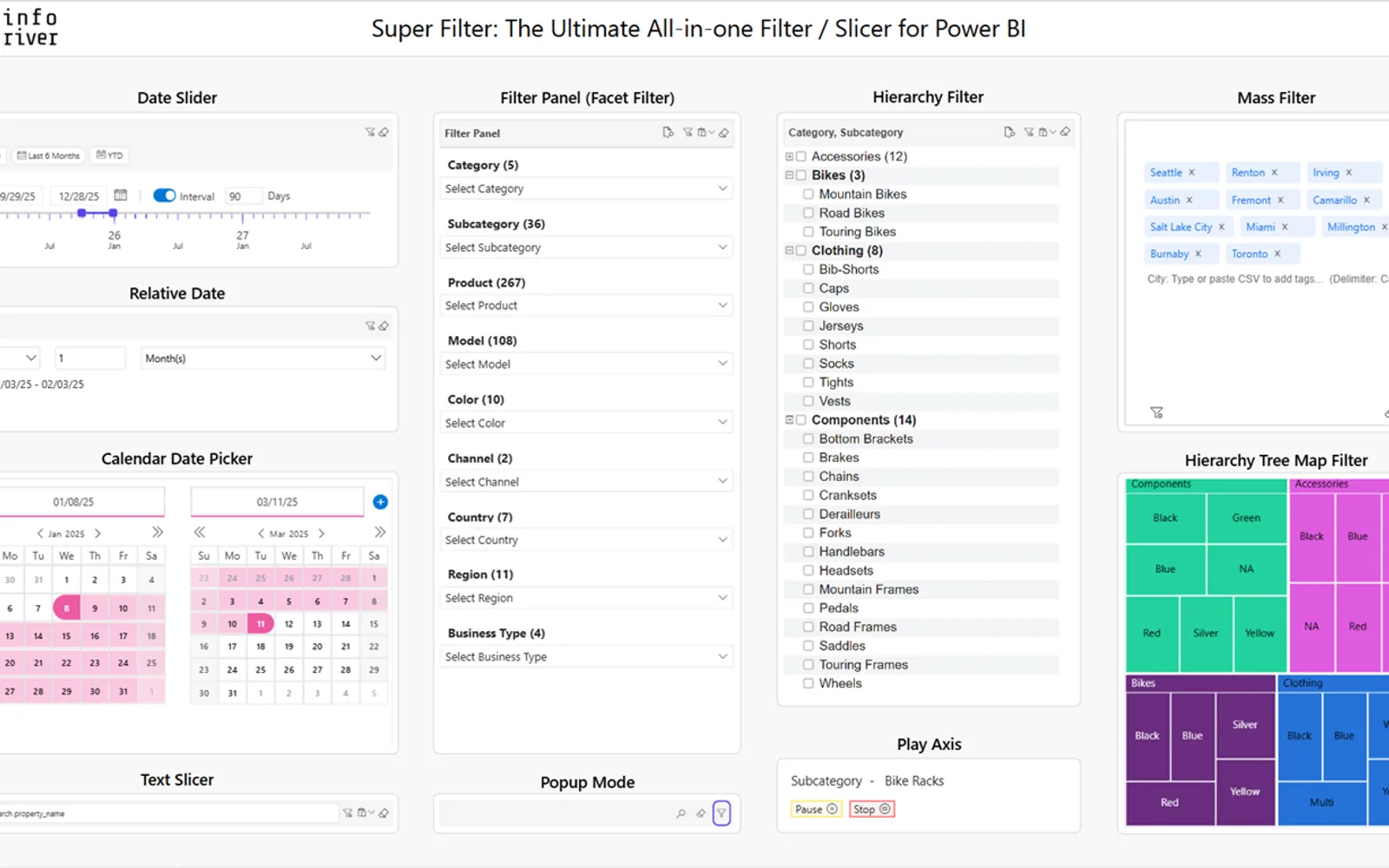 Inforiver Super Filter — screenshot from the Microsoft Marketplace listing