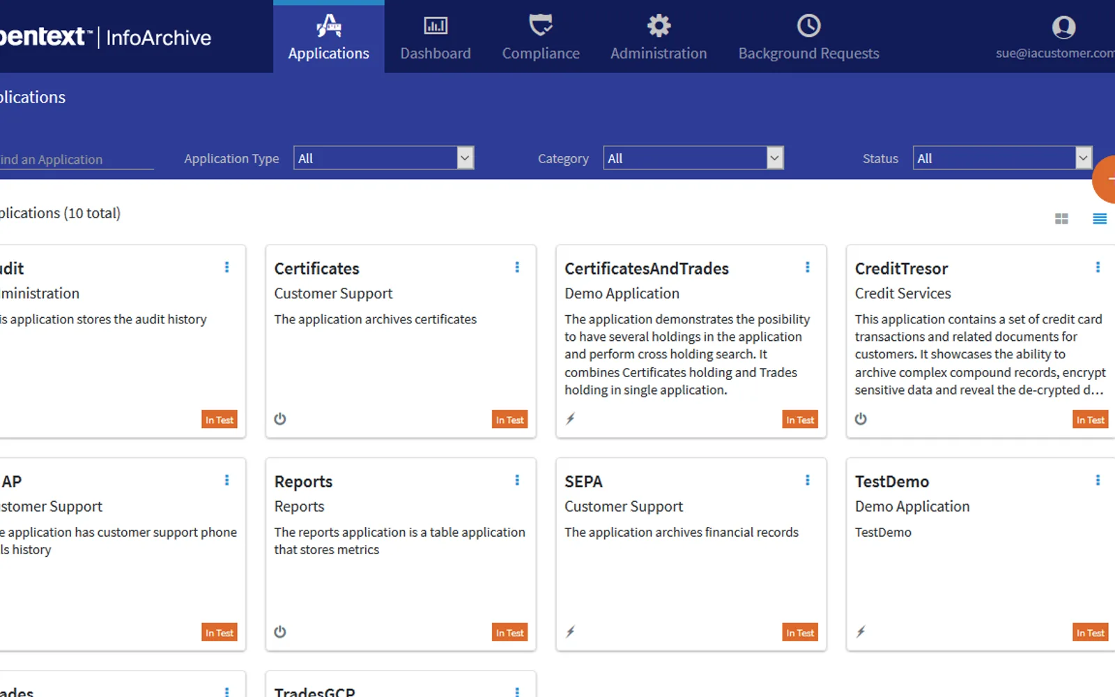 Information Archive — screenshot from the Microsoft Marketplace listing