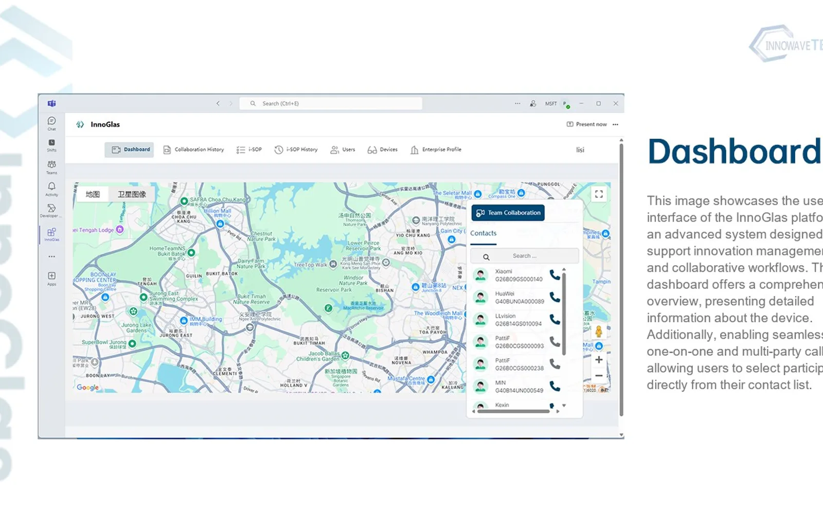 InnoGlas — screenshot from the Microsoft Marketplace listing