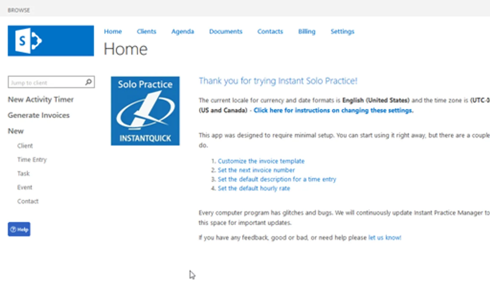 Instant Solo Practice — screenshot from the Microsoft Marketplace listing