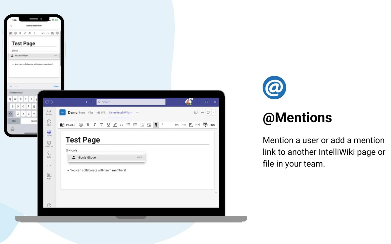 IntelliWiki — screenshot from the Microsoft Marketplace listing