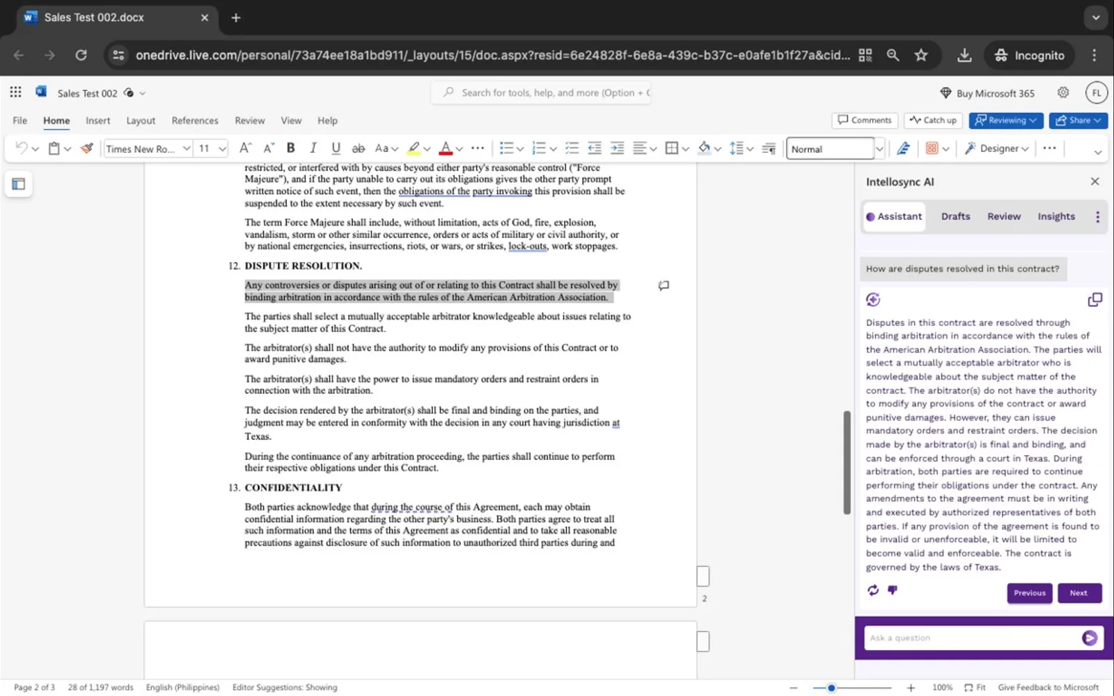 Intellosync AI — screenshot from the Microsoft Marketplace listing