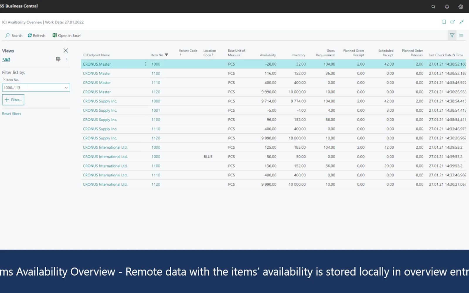 Intercompany Insights — screenshot from the Microsoft Marketplace listing