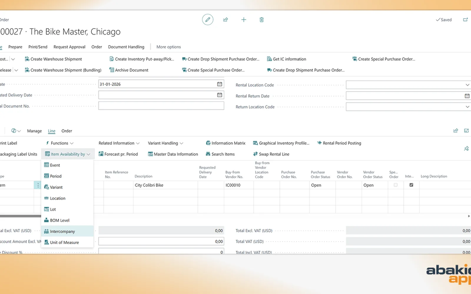 Intercompany — screenshot from the Microsoft Marketplace listing