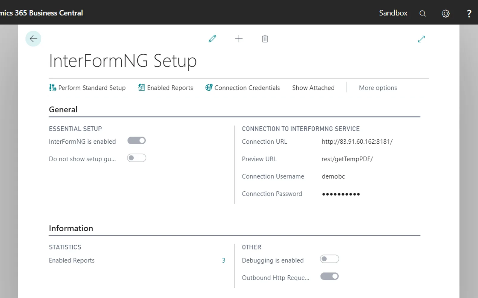 InterFormNG — screenshot from the Microsoft Marketplace listing
