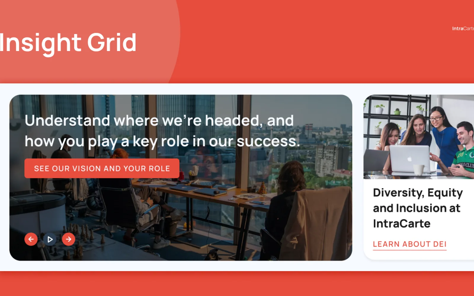 Intra Banner — screenshot from the Microsoft Marketplace listing