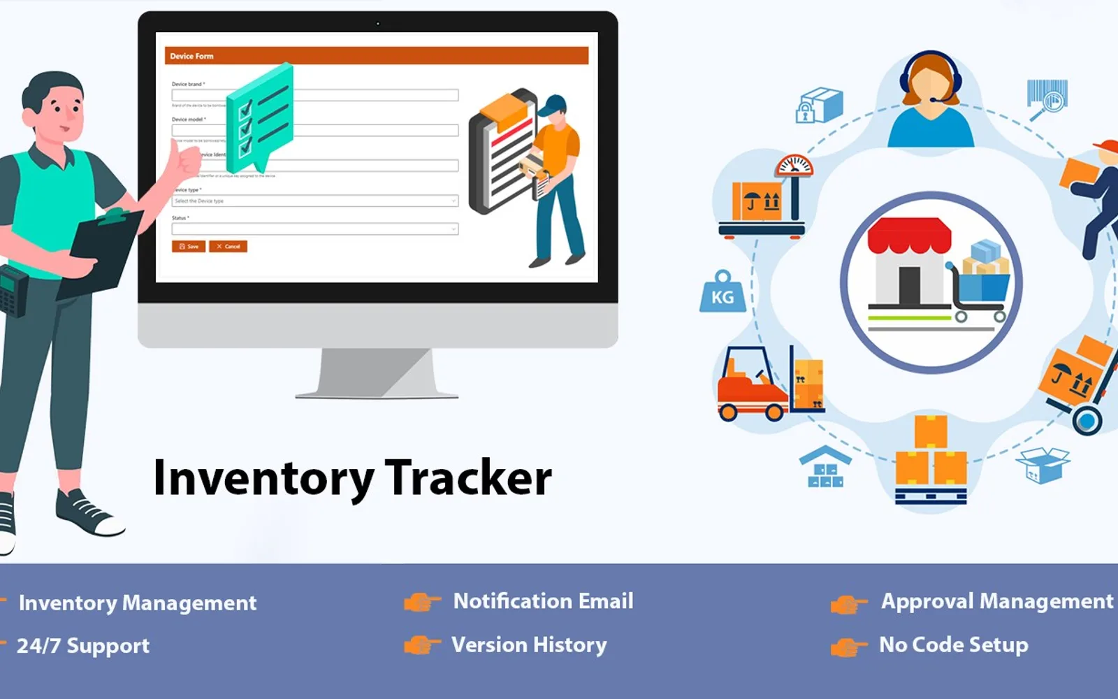 Inventory Tracker — screenshot from the Microsoft Marketplace listing