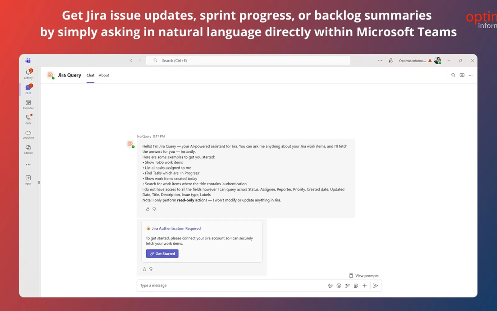 Jira Query — screenshot from the Microsoft Marketplace listing
