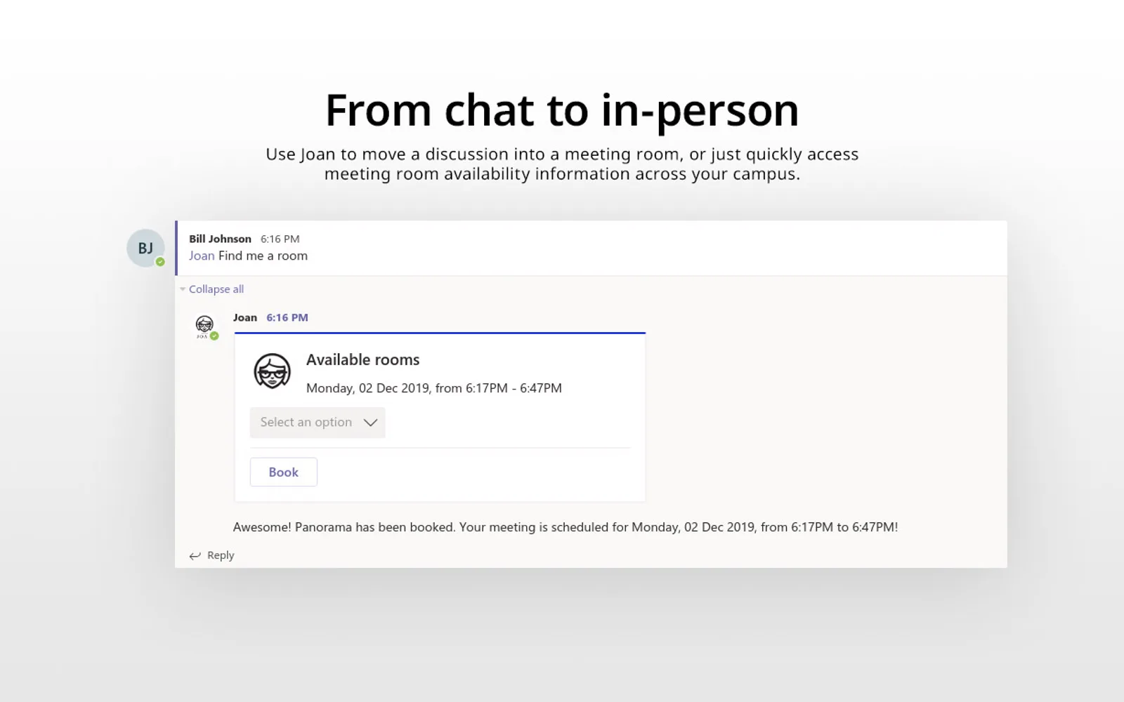 Joan — screenshot from the Microsoft Marketplace listing