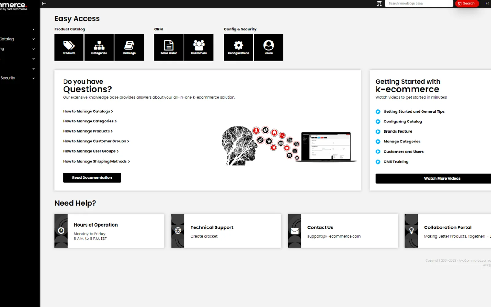 k-ecommerce — screenshot from the Microsoft Marketplace listing