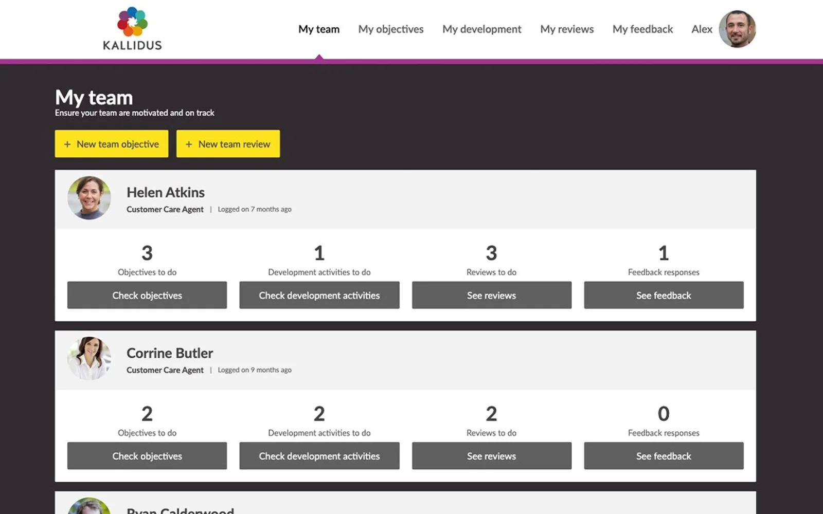 Kallidus Perform — screenshot from the Microsoft Marketplace listing