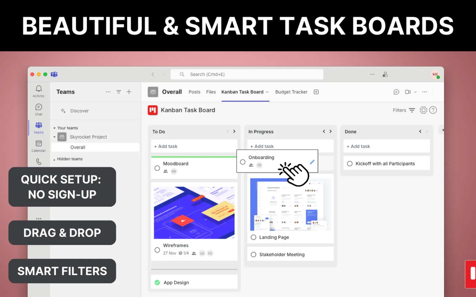 Kanban Task Board — screenshot from the Microsoft Marketplace listing