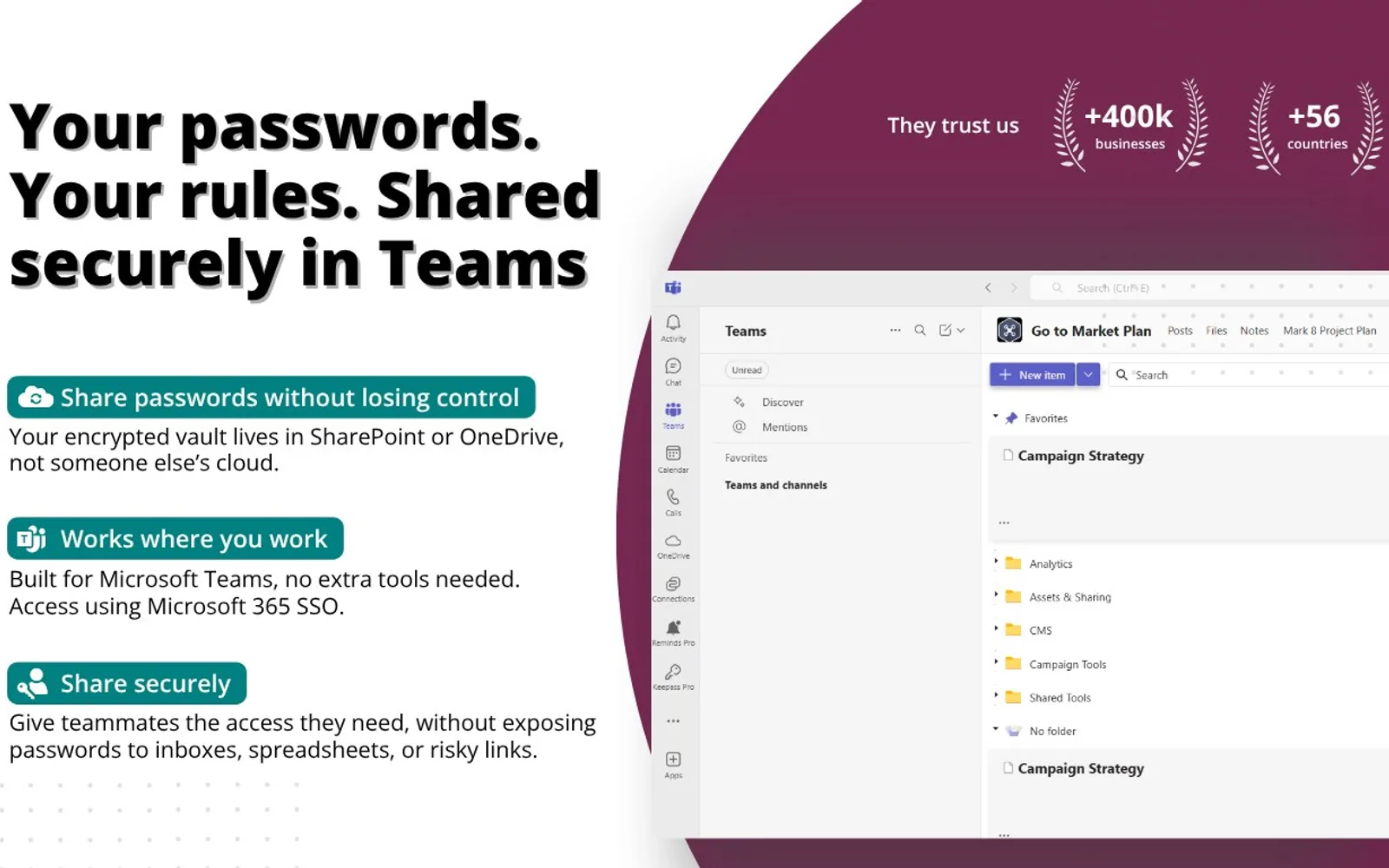 KeePass Pro — screenshot from the Microsoft Marketplace listing
