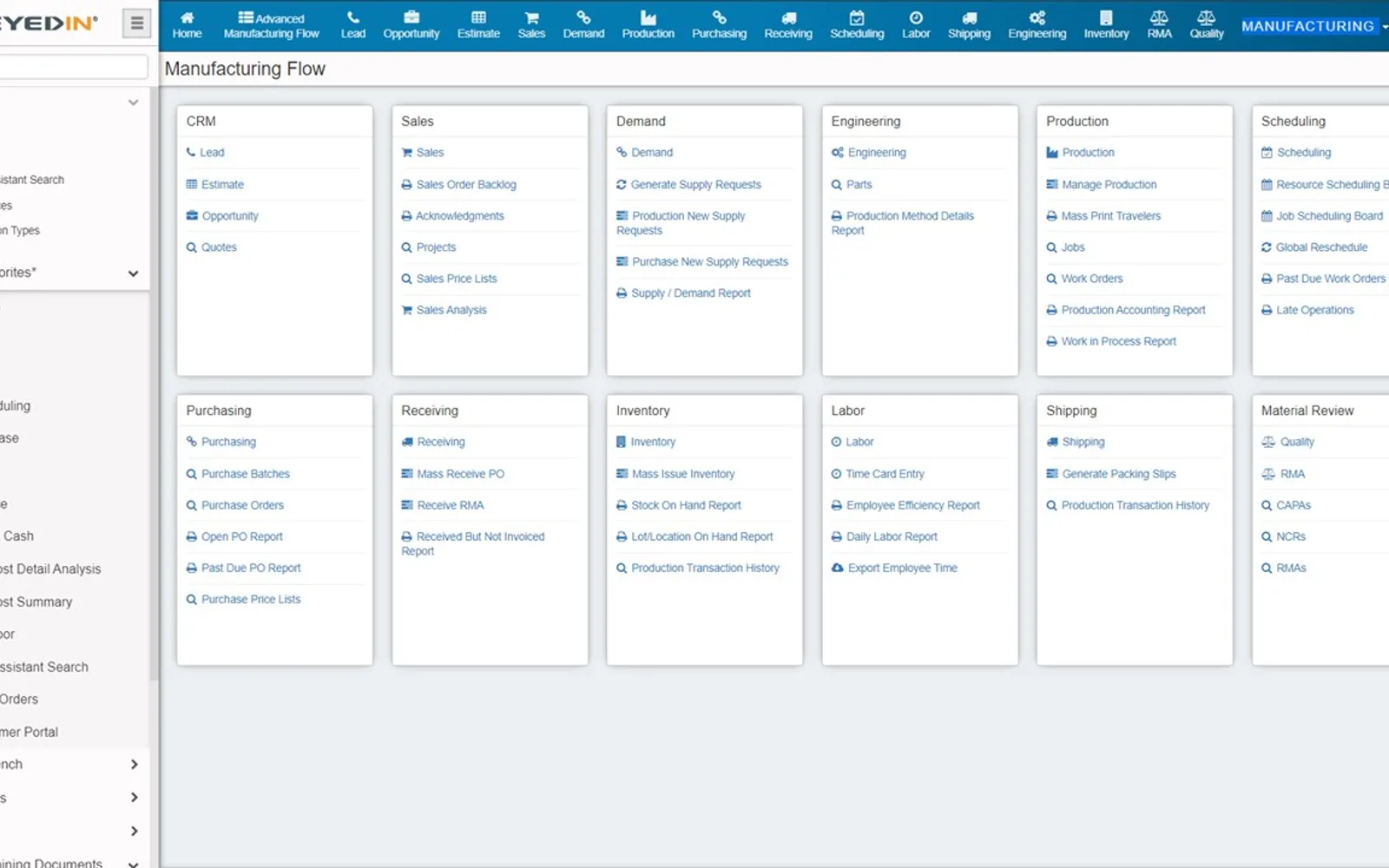 KeyedIn Manufacturing — screenshot from the Microsoft Marketplace listing