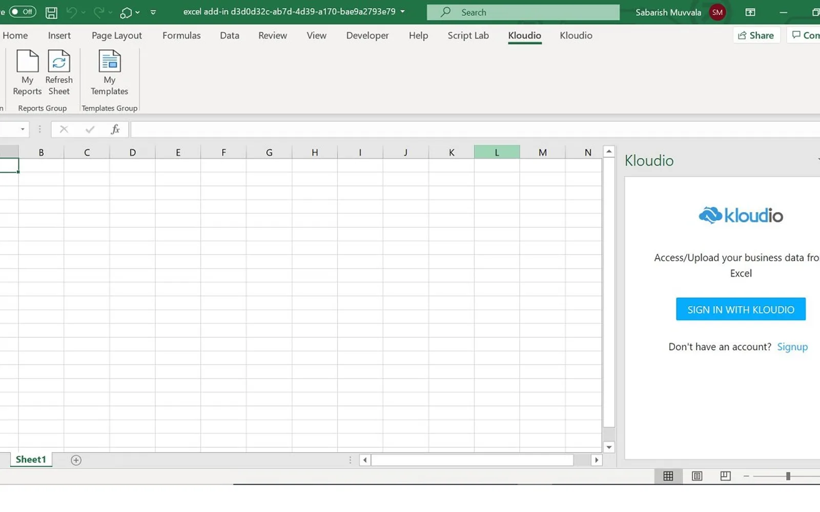 Kloudio — screenshot from the Microsoft Marketplace listing