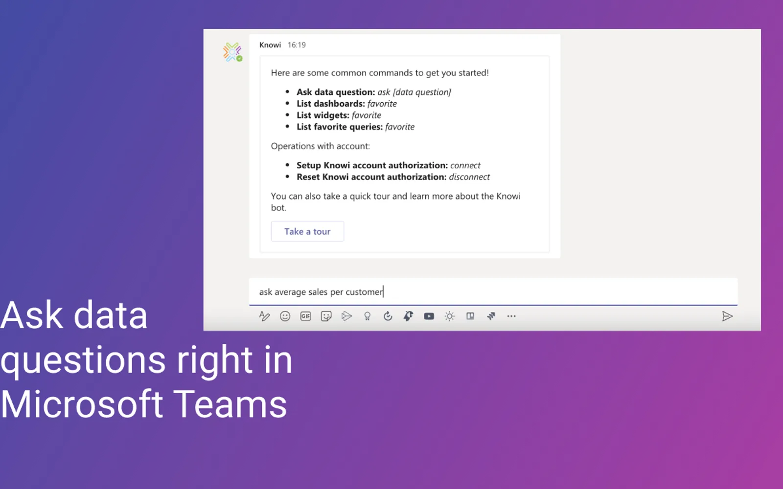 Knowi — screenshot from the Microsoft Marketplace listing