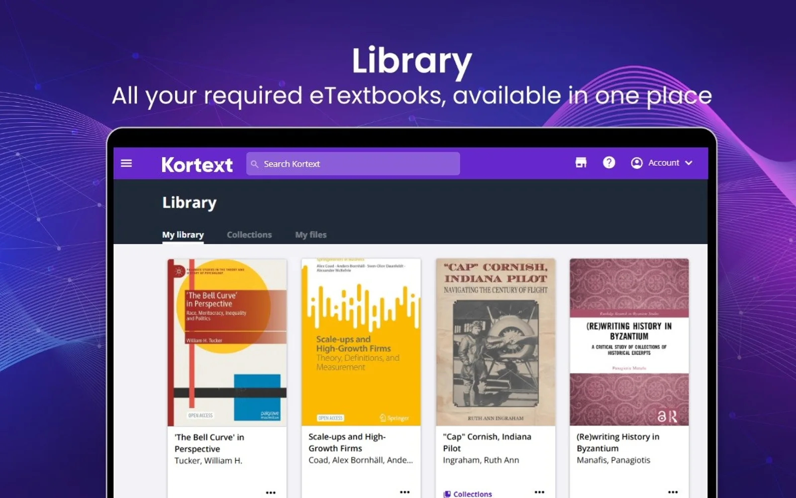 Kortext — screenshot from the Microsoft Marketplace listing