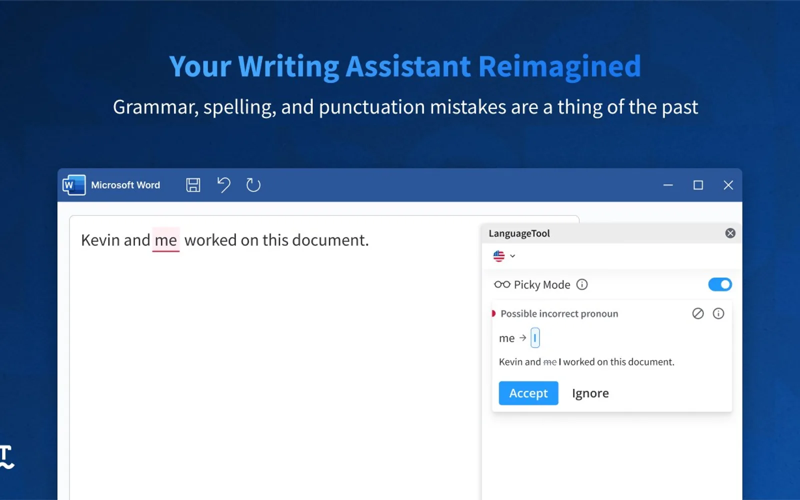 LanguageTool — screenshot from the Microsoft Marketplace listing