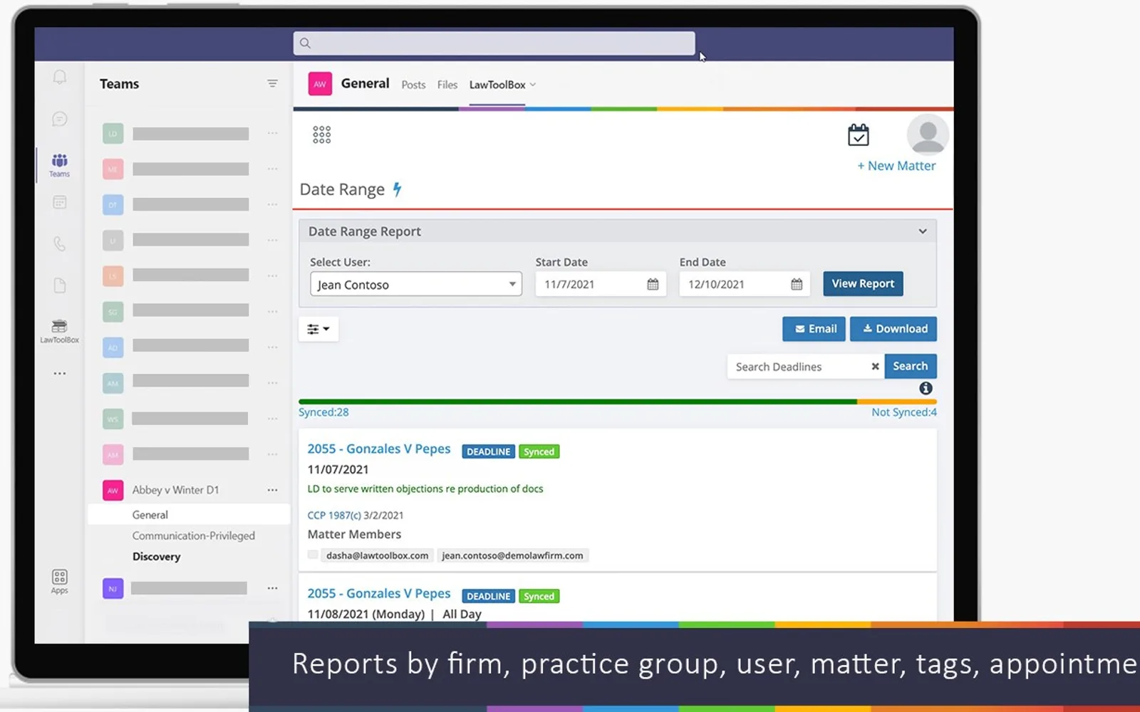 LawToolBox — screenshot from the Microsoft Marketplace listing