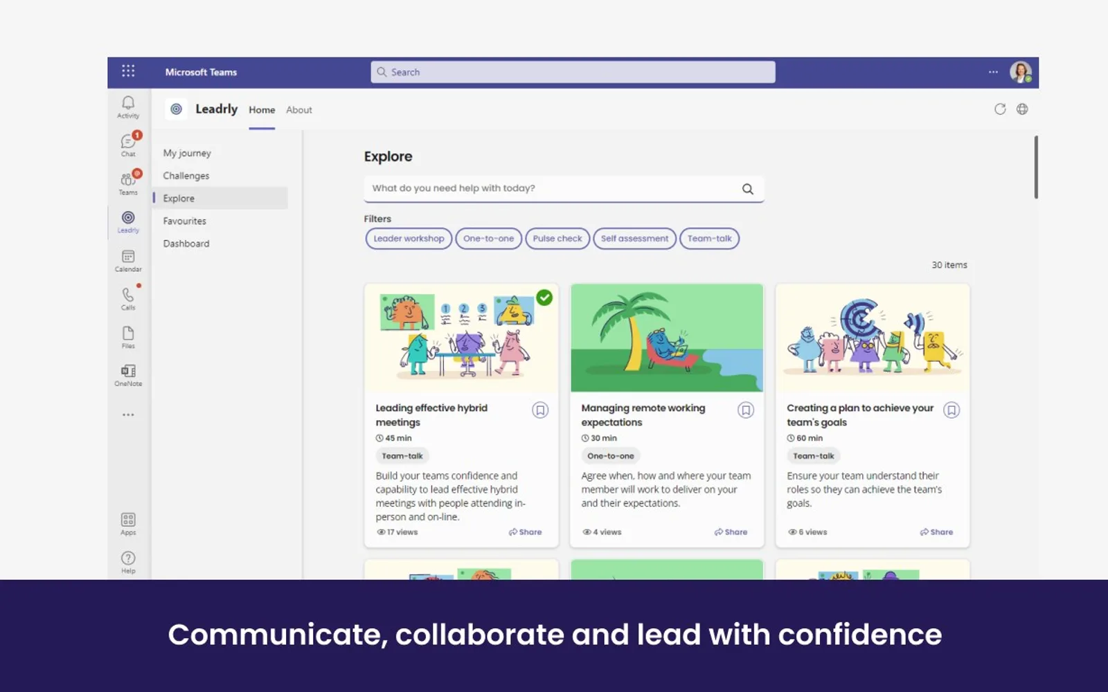 Leadrly — screenshot from the Microsoft Marketplace listing