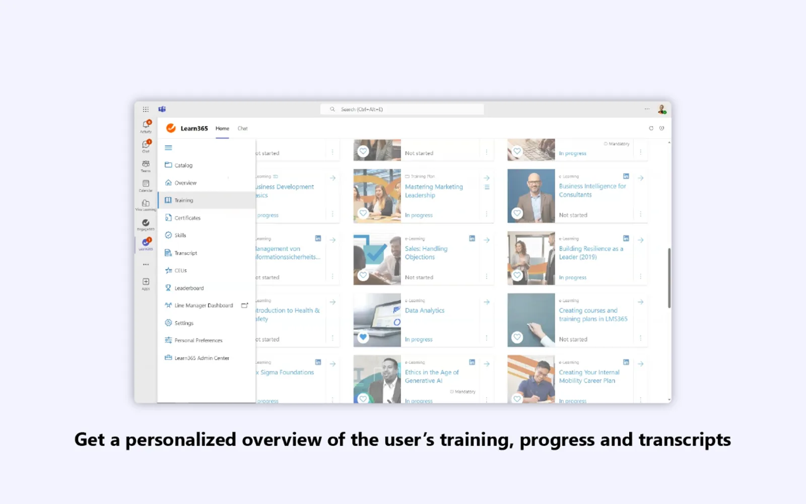 Learn365 — screenshot from the Microsoft Marketplace listing