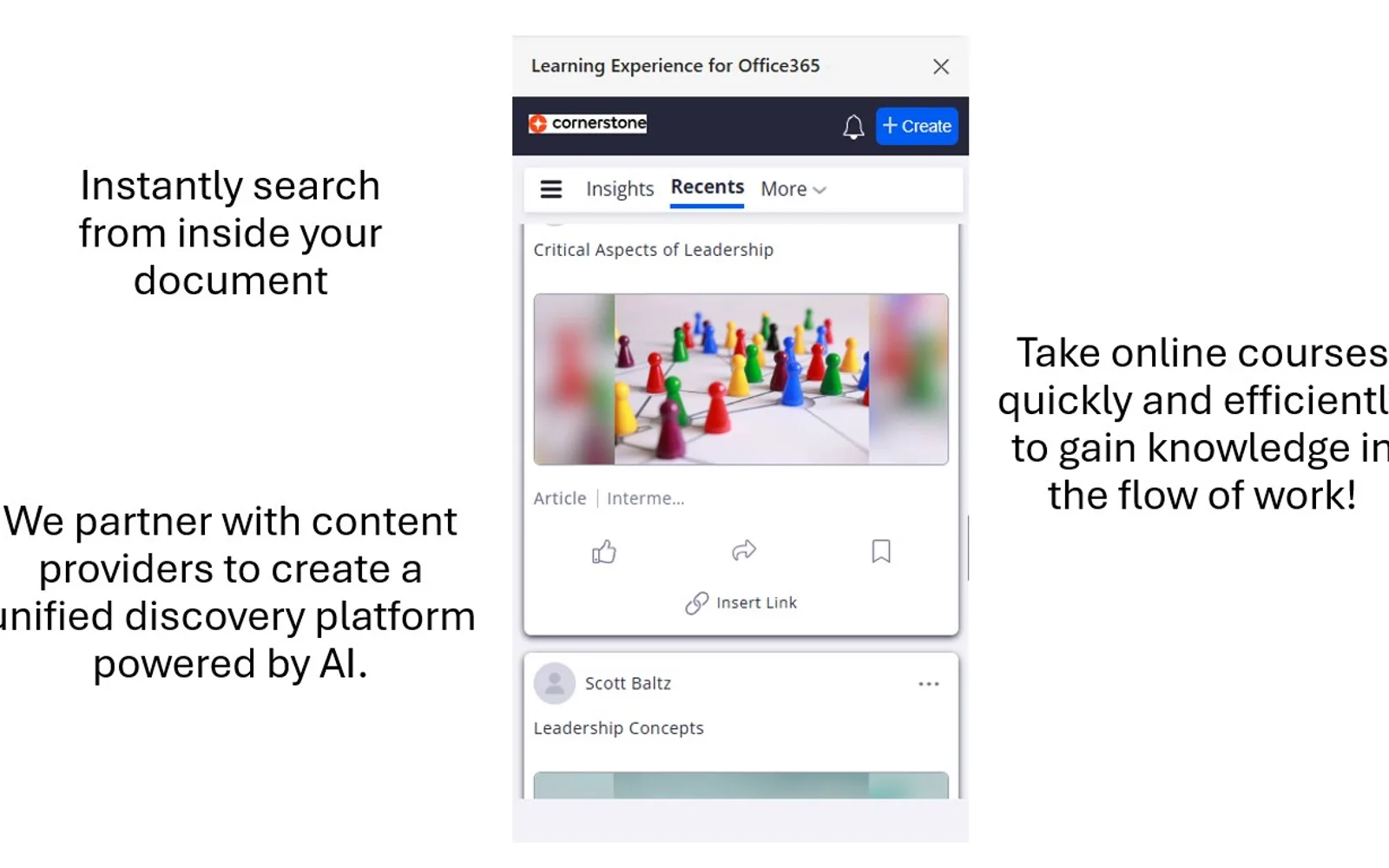 Learning Experience for Office365 — screenshot from the Microsoft Marketplace listing