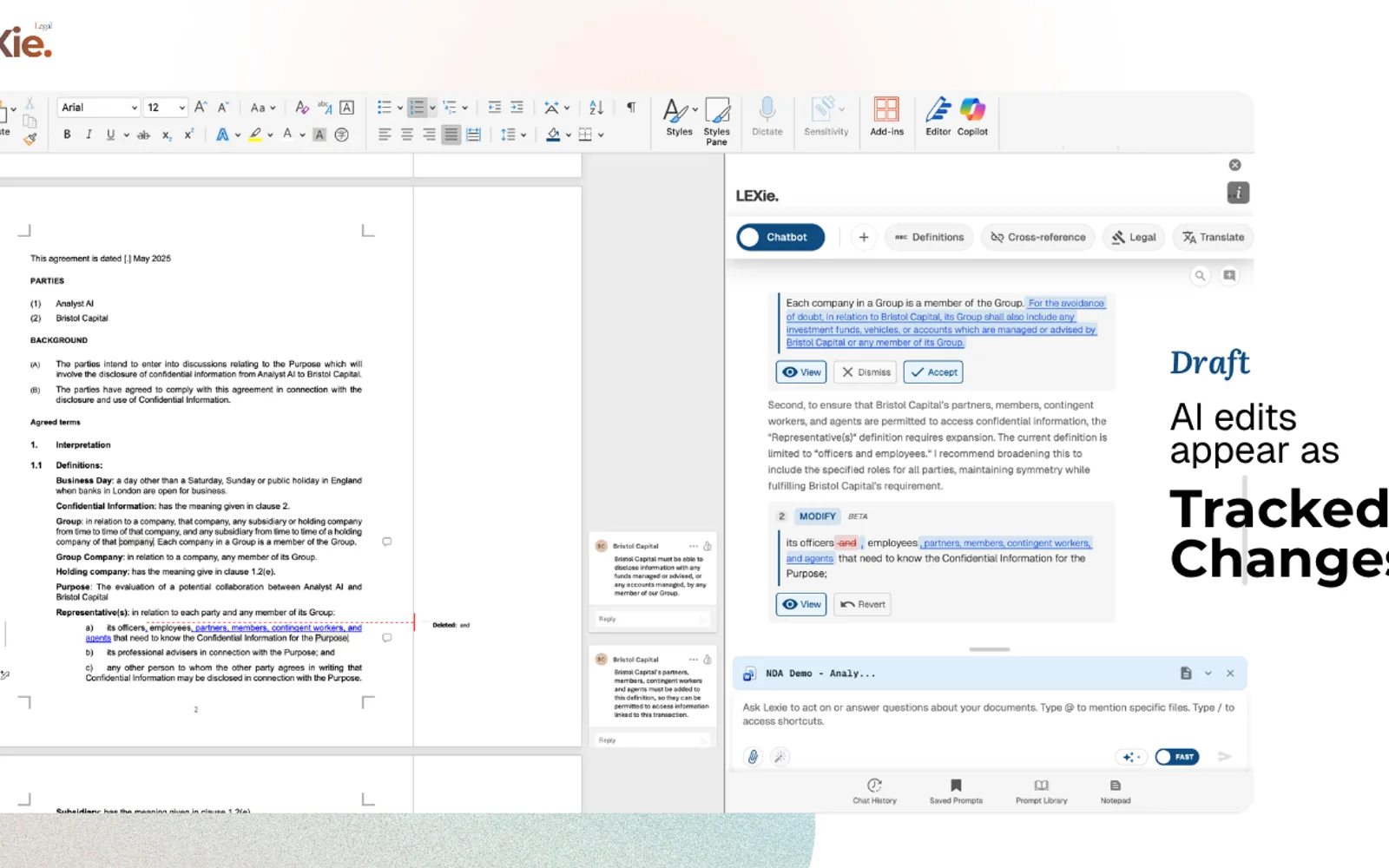 Lexie — screenshot from the Microsoft Marketplace listing
