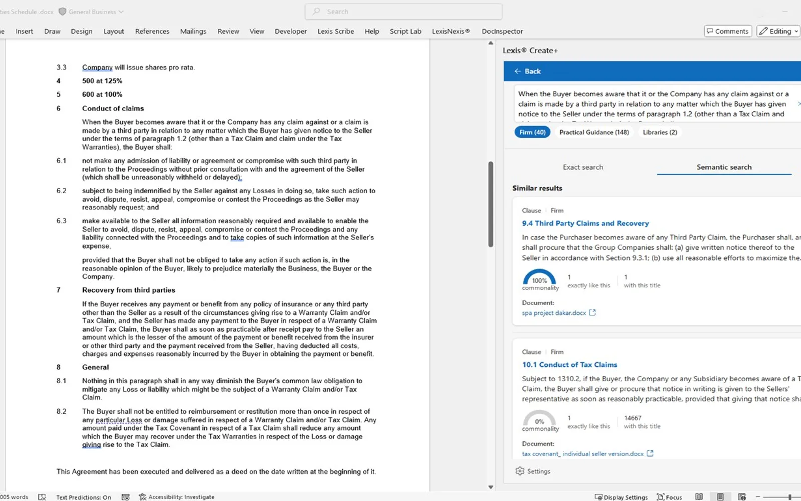 Lexis® Create+ — screenshot from the Microsoft Marketplace listing