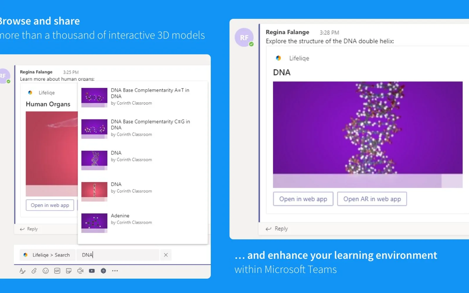 Lifeliqe — screenshot from the Microsoft Marketplace listing