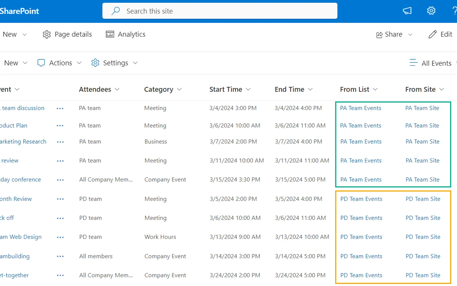 List Collection — screenshot from the Microsoft Marketplace listing