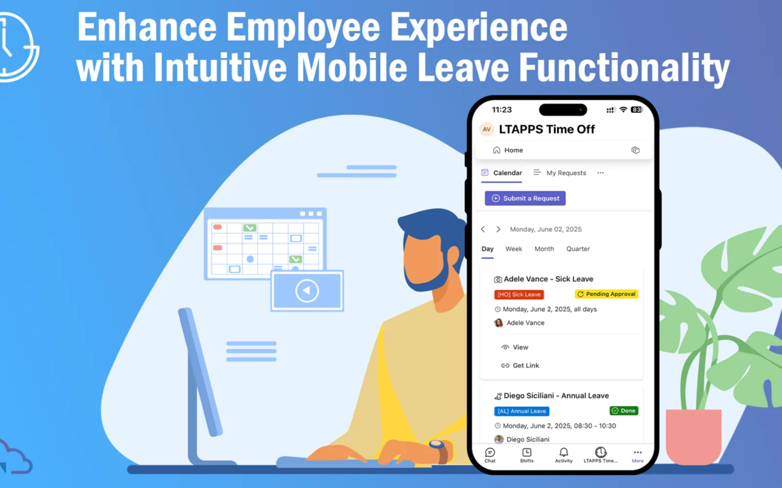 LTAPPS Time Off — screenshot from the Microsoft Marketplace listing