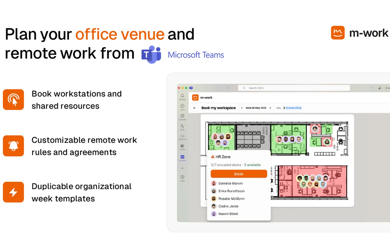 m-work — screenshot from the Microsoft Marketplace listing